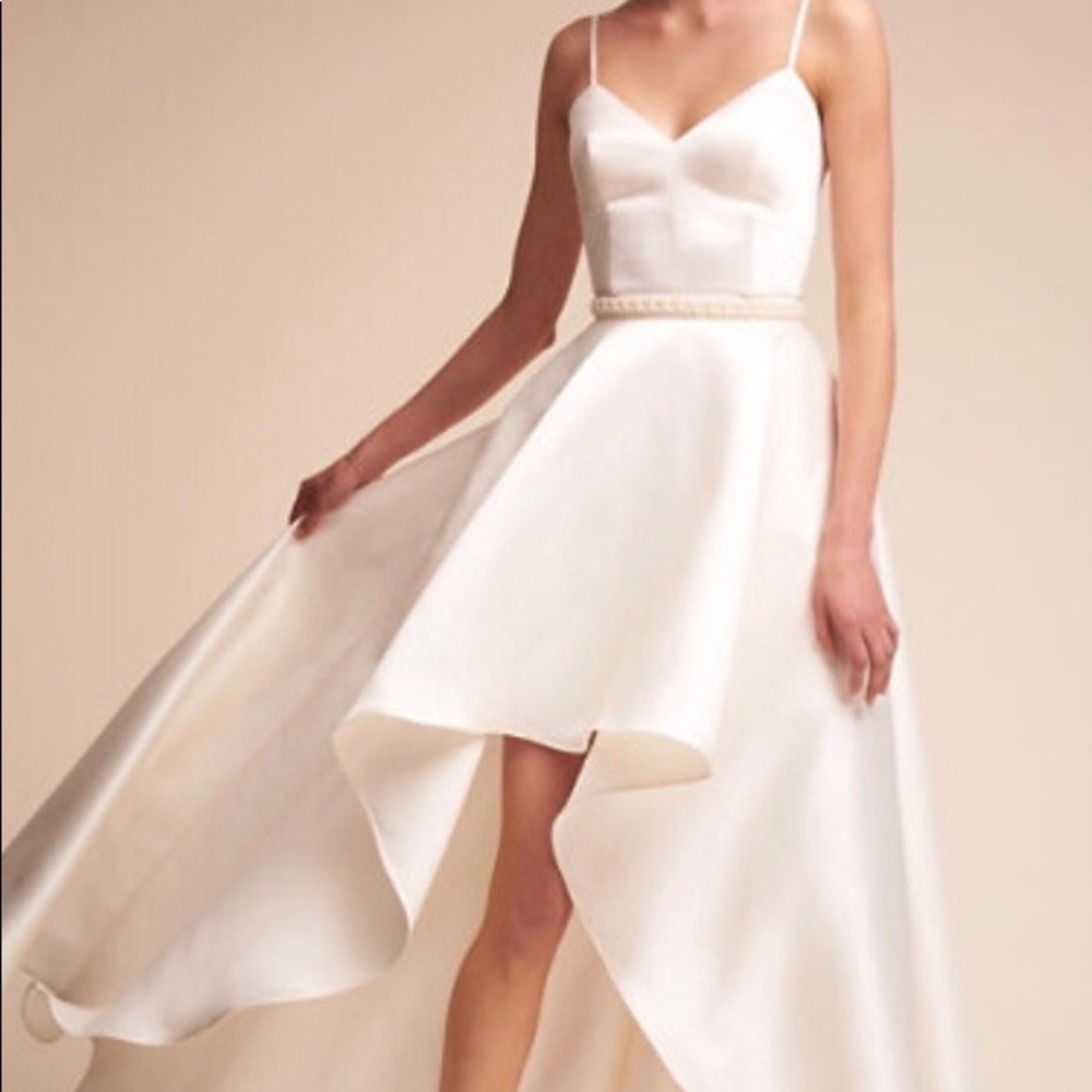 Catherine Deane BHLDN jewel bodysuit & Zelda skirt